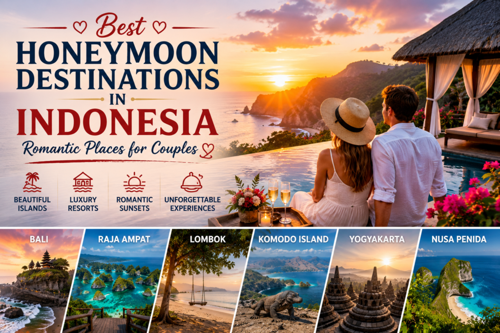 Best Honeymoon Destinations in Indonesia for Couples (2026 Guide)
